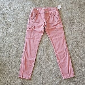 Mavi Juliette Mid-Rise Skinny Cargo size 27 Pink